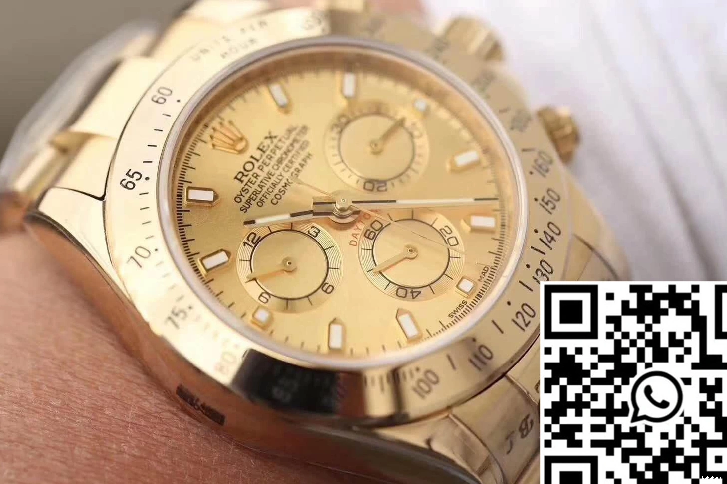 Cosmograph 116503 JH Rolex Dial Factory Gold Daytona 0920